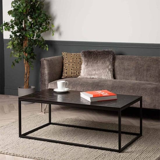 Sarnia Wooden Coffee Table In Matte Black_6