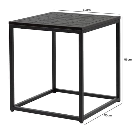 Sarnia Wooden End Table In Matte Black_5