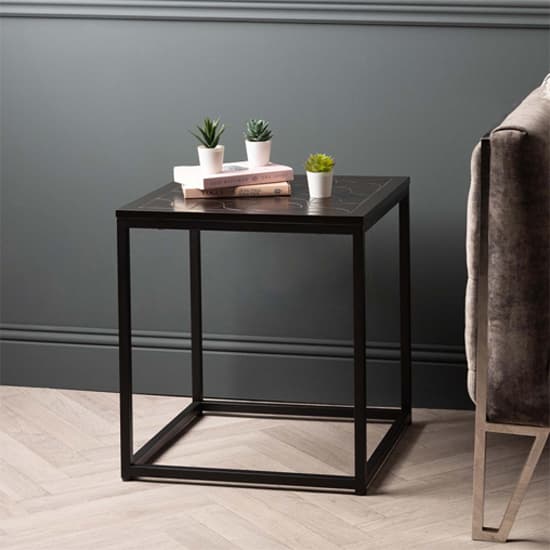 Sarnia Wooden End Table In Matte Black_6