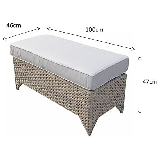 Savvy Weave Ottoman Bench With Seat Cushion In Natural_2
