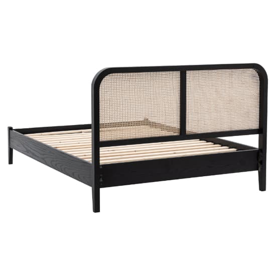Scalar Wooden Double Bed In Black And Natural_4