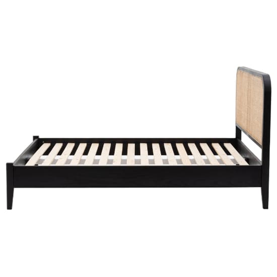 Scalar Wooden King Size Bed In Black And Natural_3