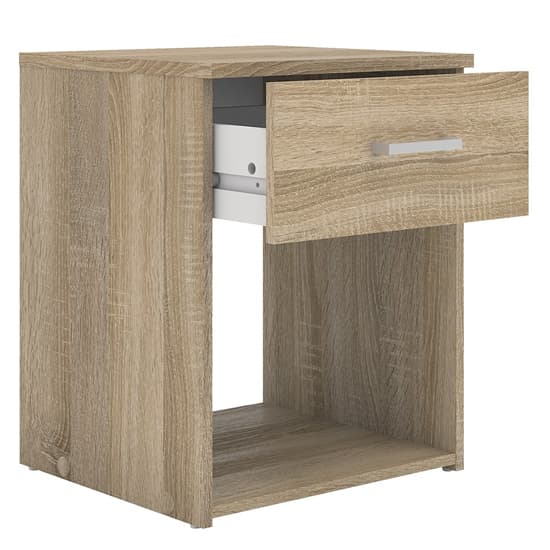 Scalia Wooden Bedside Cabinet In Oak With 1 Drawer_3