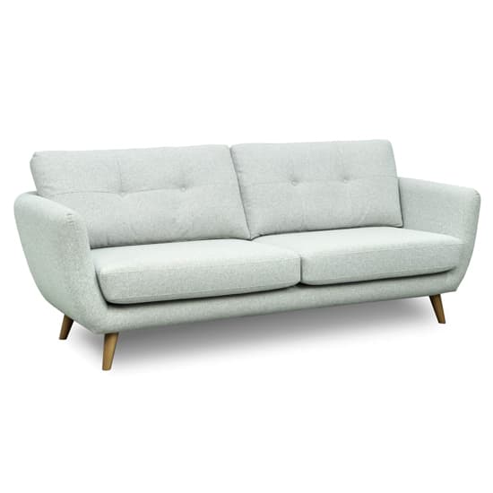 Scaly Fabric 2 Seater Sofa In Grey_1
