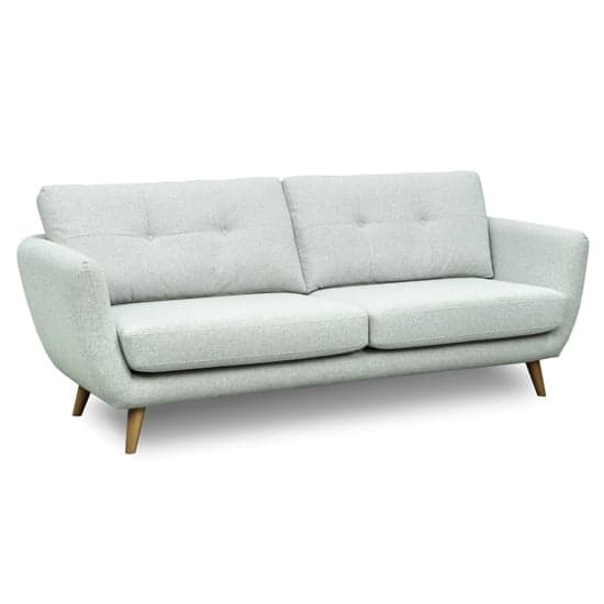 Scaly Fabric 3 Seater Sofa In Grey_1
