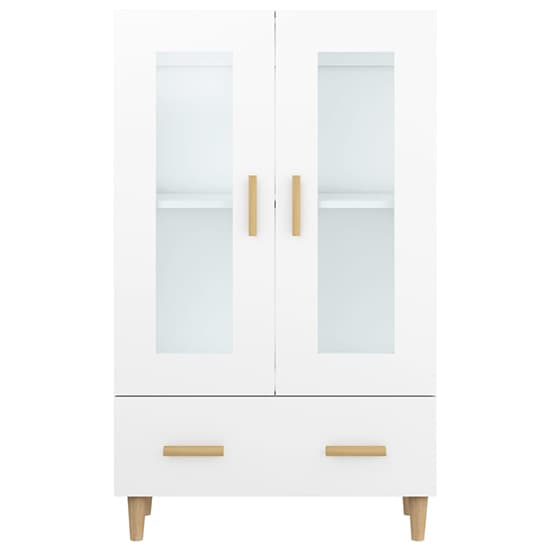 Scipo Wooden Highboard With 2 Doors 1 Drawers In White_4