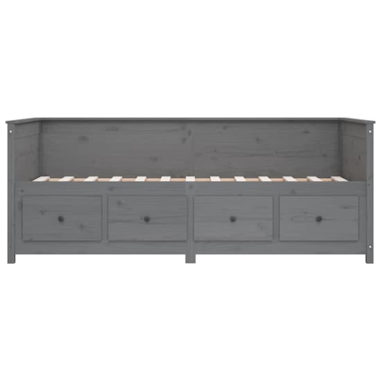 Seath Pine Wood Single Day Bed In Grey_5