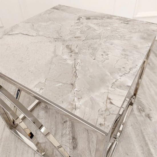 Seattle Sintered Stone Top Lamp Table In Stomach Ash Grey_3
