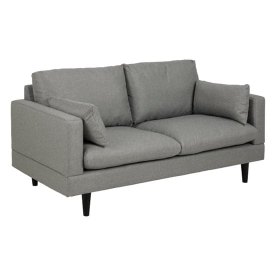 Sedgewick Fabric Upholstered 2 Seater Sofa In Light Grey