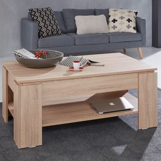 Seguin Wooden Coffee Table In Light Oak With Lift Up Top_3