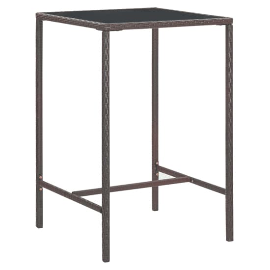 Selah Small Glass Top Bar Table With 2 Avyanna Chairs In Brown_3