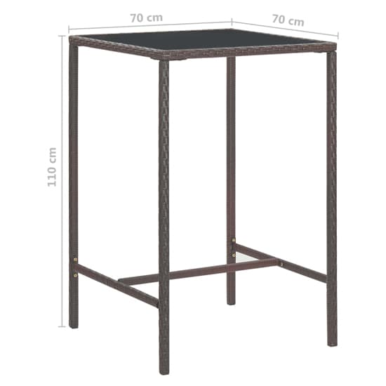 Selah Small Glass Top Bar Table With 2 Avyanna Chairs In Brown_5
