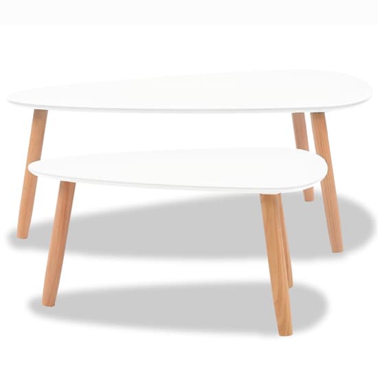 Senen Wooden Set Of 2 Coffee Tables In White_4