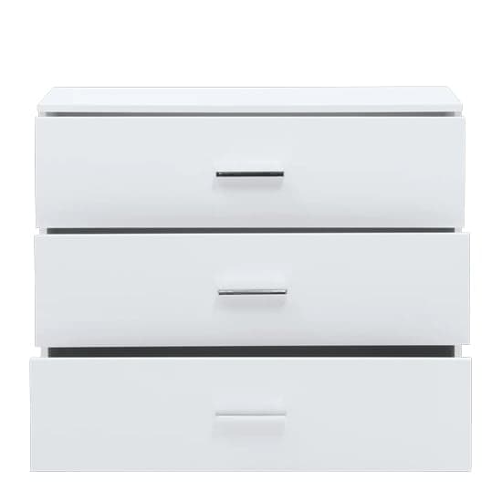 Senoia High Gloss Chest Of 3 Drawers In White_2
