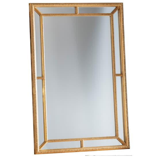 Sentara Rectangular Wall Mirror In Gold Frame_2