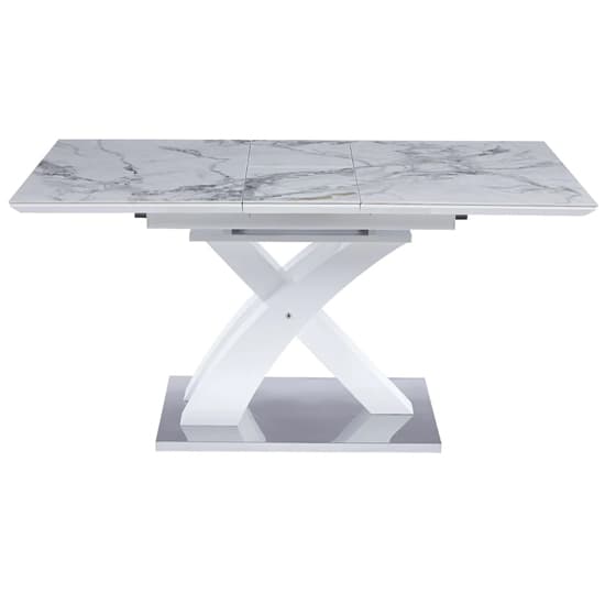 Seville Extending Sintered Stone Dining Table In White Effect_3