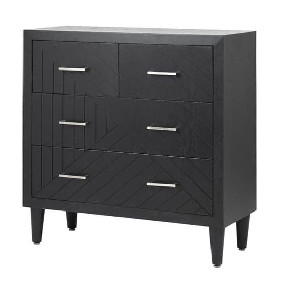 Sewell Wooden Chest Of 4 Drawers In Black_2