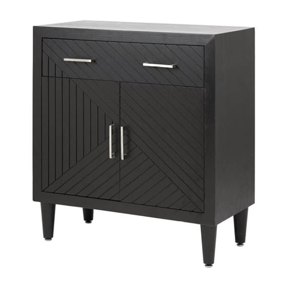 Sewell Wooden Sideboard With 2 Doors 1 Drawer In Black_2