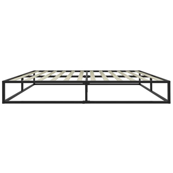 Shao Metal Platform Small Double Bed In Black_3