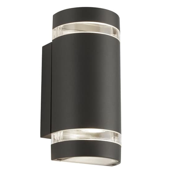 Sheffield LED Outdoor 2 Lights Wall Light In Grey