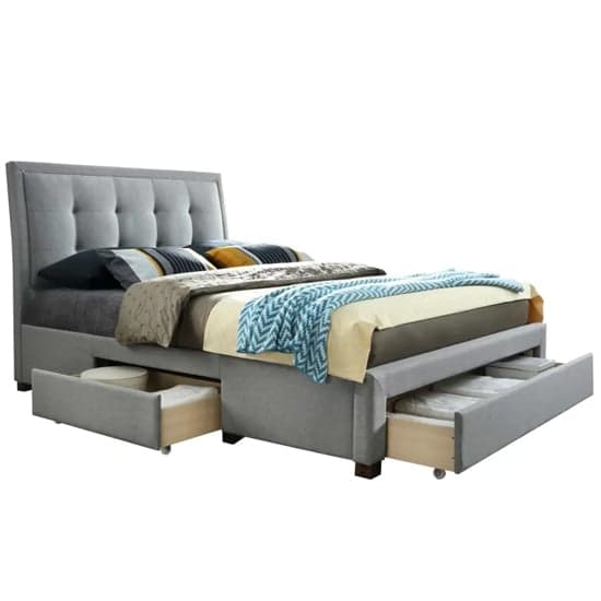 Shelbi Fabric Double Bed In Grey_3