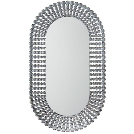 Sherrington Oval Wall Mirror In Silver Frame_2