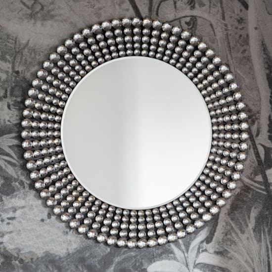Sherrington Round Wall Mirror In Silver Frame_1