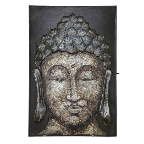 Siddhartha Picture Metal Wall Art In Grey_2