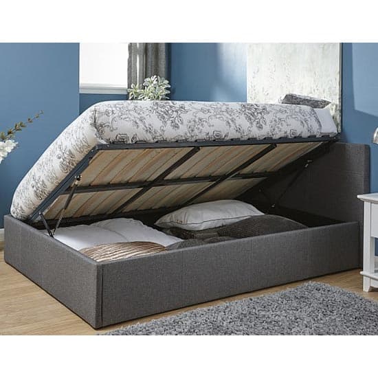 Stilton Fabric King Size Bed In Grey_2
