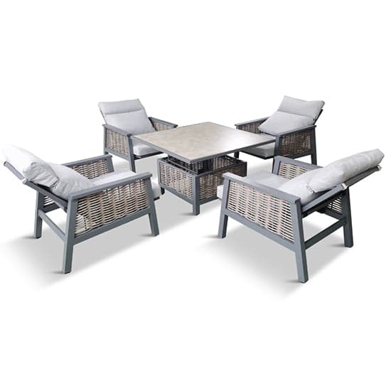 Silas Aluminium Relaxer Set With Adjustable Table_2