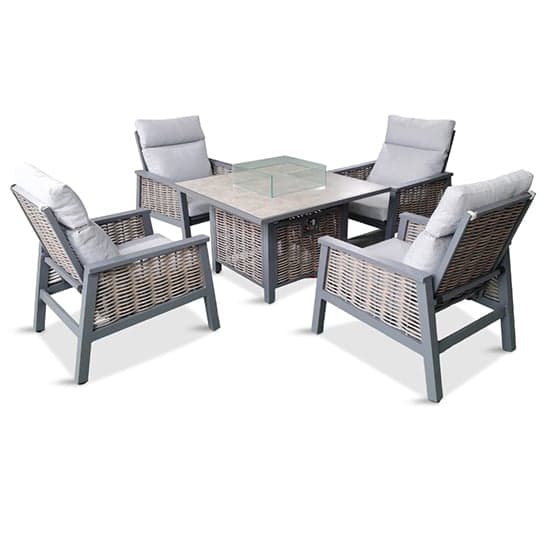 Silas Aluminium Relaxer Set With Gas Firepit Table_2