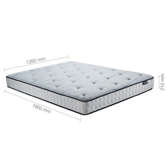 Silvis Air Open Coil Double Mattress In White_6