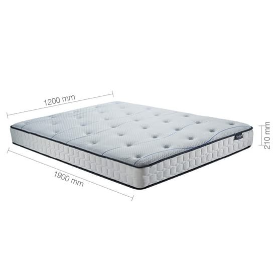 Silvis Air Open Coil Small Double Mattress In White_6