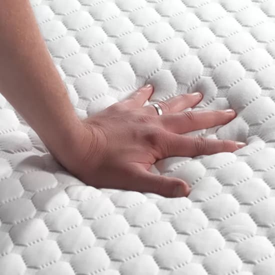 Silvis Paradise Coolgel Double Mattress In White_4