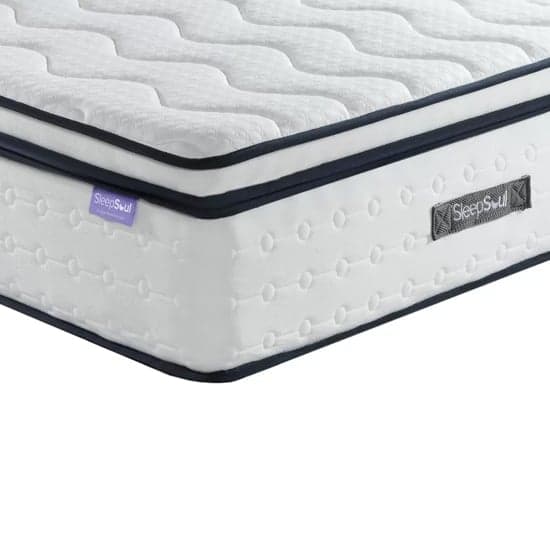 Silvis Space Pocket Sprung Double Mattress In White_2