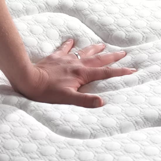Silvis Space Pocket Sprung Double Mattress In White_4