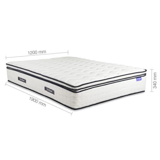 Silvis Space Pocket Sprung Double Mattress In White_6