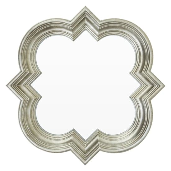 Sims Arabesque Design Wall Mirror In Weathered Silver Frame_2