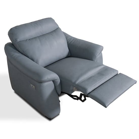 Sineu Electric Leather Recliner Armchair In Cobalto_2