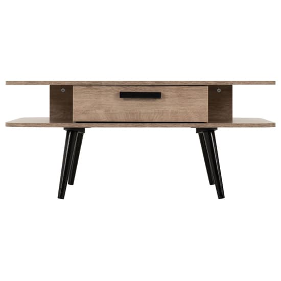 Sineu Wooden Coffee Table With 1 Drawer In Mid Oak_4