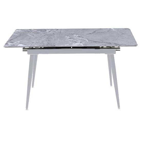 Sion Extending Sintered Ceramic Stone Dining Table In Grey_2