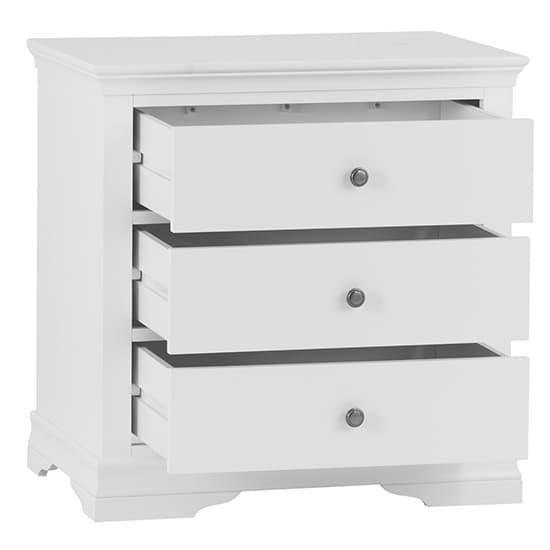 Skokie Wooden Chest Of 3 Drawers In Classic White_2