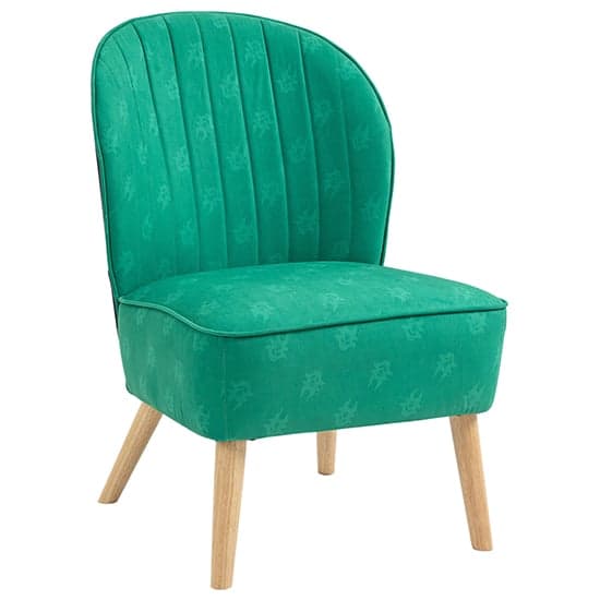 Sleeping Beauty Childrens Fabric Accent Chair In Green_6
