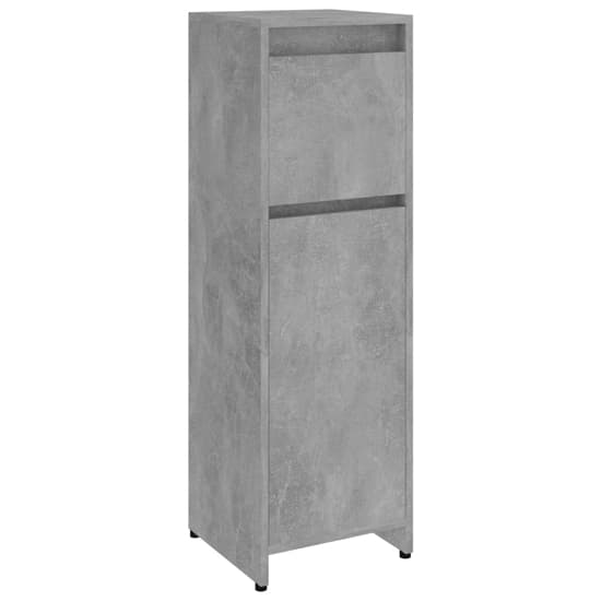 Smyrna Bathroom Storage Cabinet With 1 Door In Concrete Effect_3