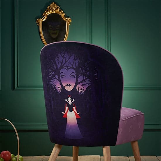 Snow White Childrens Fabric Accent Chair In Pink_3