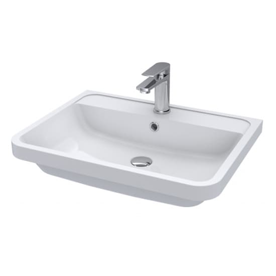 Solaria 60cm Vanity Unit With Polymarble Basin In Pure White_2