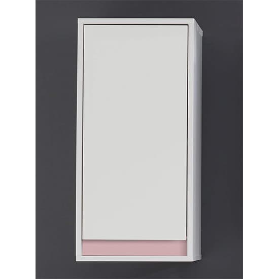 Solet Bathroom Wall Storage Cabinet In White High Gloss_6