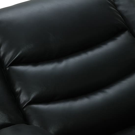 Sorreno Bonded Leather Recliner 1 Seater Sofa In Black_11