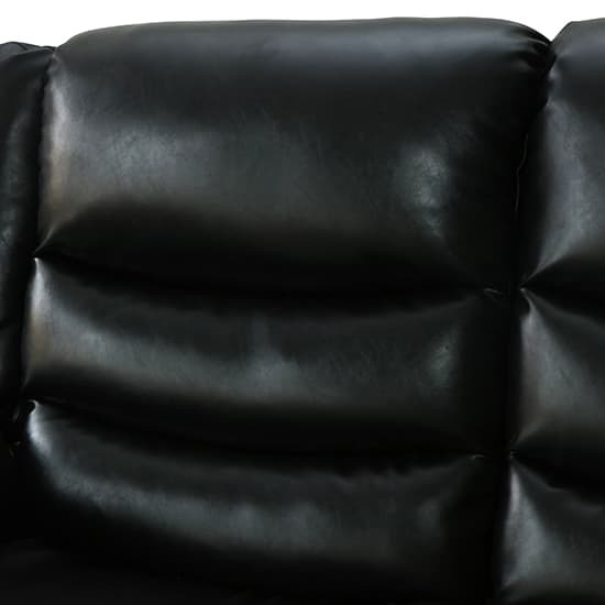 Sorreno Bonded Leather Recliner 2 Seater Sofa In Black_12