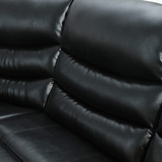 Sorreno Bonded Leather Recliner Corner Sofa In Black_11